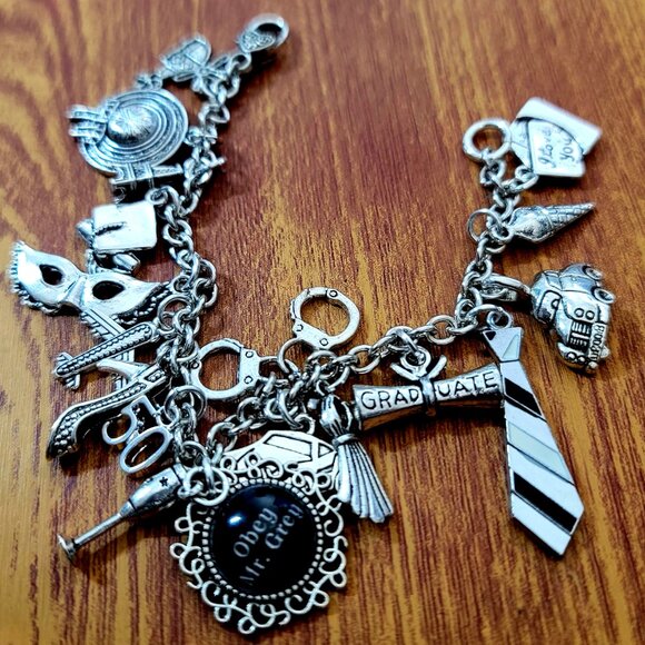 Obey Mr. Grey Charm Bracelet - Picture 2 of 5
